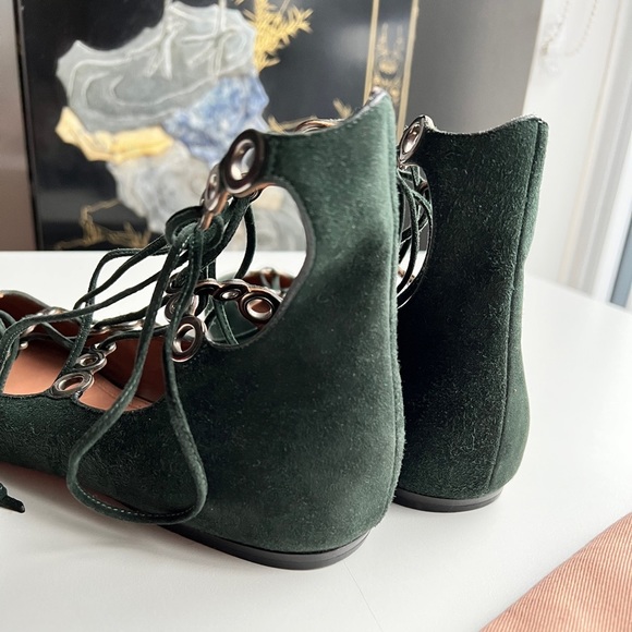 Alaia flats, dark green - Picture 4 of 7